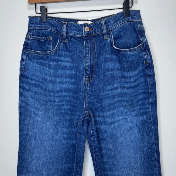 Triarchy High Rise Straight Leg Cotton Jeans Size 29 - Picture 3 of 13